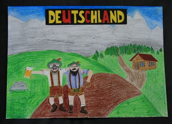 Wyróżnienie w konkursie "Z niemieckim w drogę" - Goethe Institut grafika