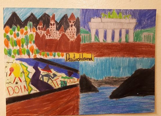 Wyróżnienie w konkursie "Z niemieckim w drogę" - Goethe Institut grafika