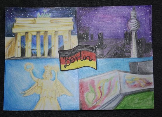 Wyróżnienie w konkursie "Z niemieckim w drogę" - Goethe Institut grafika