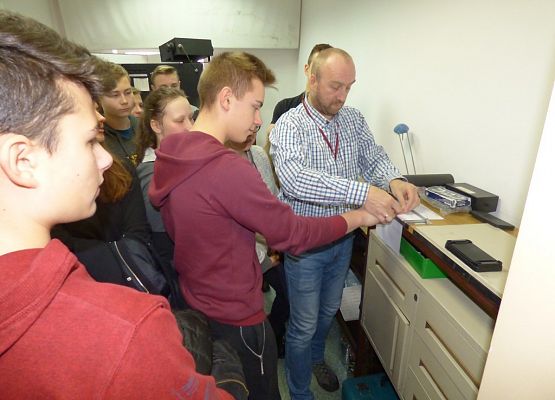 Trzecioklasiści na Komendzie Policji grafika