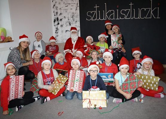 Wizyta świętego Mikołaja grafika