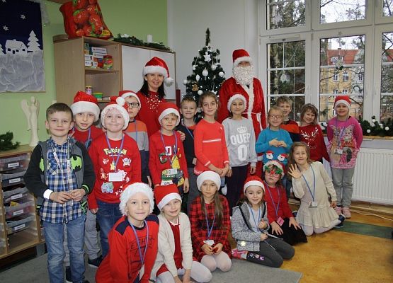 Wizyta świętego Mikołaja grafika