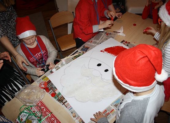 Wizyta świętego Mikołaja grafika