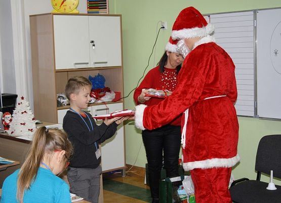 Wizyta świętego Mikołaja grafika