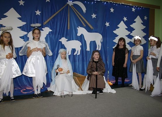 Jasełka w naszej szkole grafika