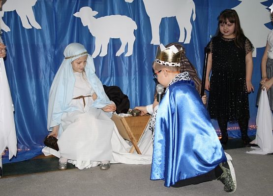 Jasełka w naszej szkole grafika