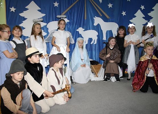 Jasełka w naszej szkole grafika