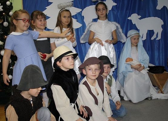 Jasełka w naszej szkole grafika