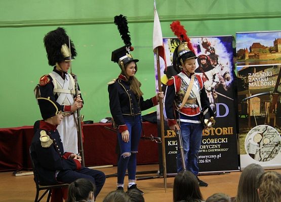 Pełna uroku ,,Żywa lekcja historii” grafika