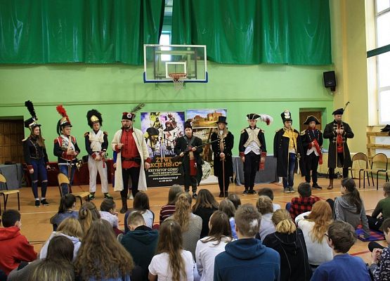 Pełna uroku ,,Żywa lekcja historii” grafika