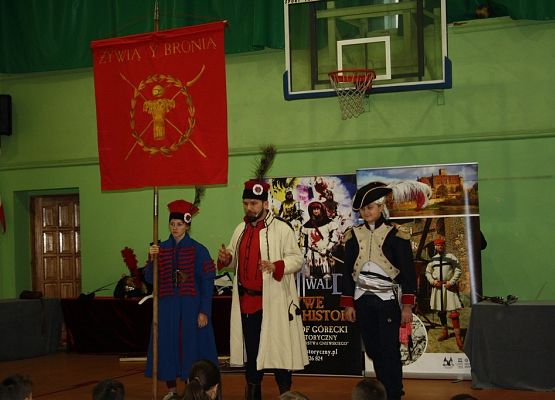 Pełna uroku ,,Żywa lekcja historii” grafika