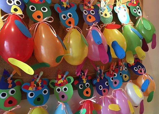 Wolontariuszki w przedszkolu grafika