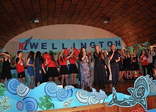 Klasa IIIb na Dniach Kultury Angielskiej grafika