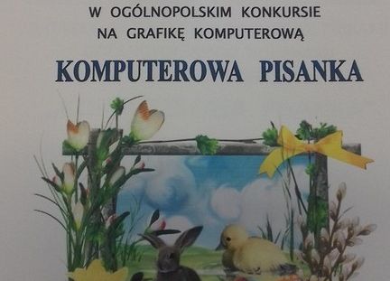 Wyróżniona pisanka grafika