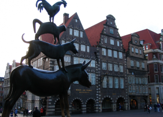 „DIE BREMER STADTMUSIKANTEN” grafika