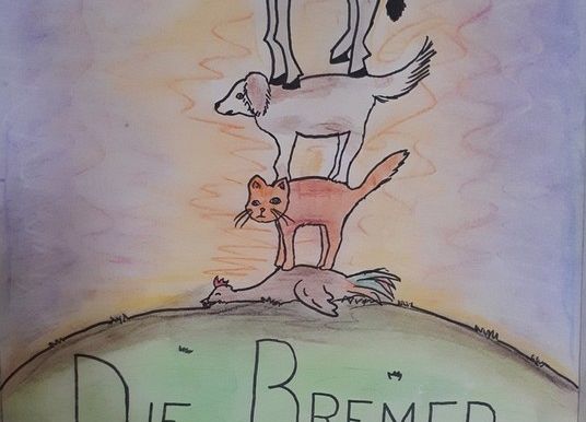 „DIE BREMER STADTMUSIKANTEN” grafika