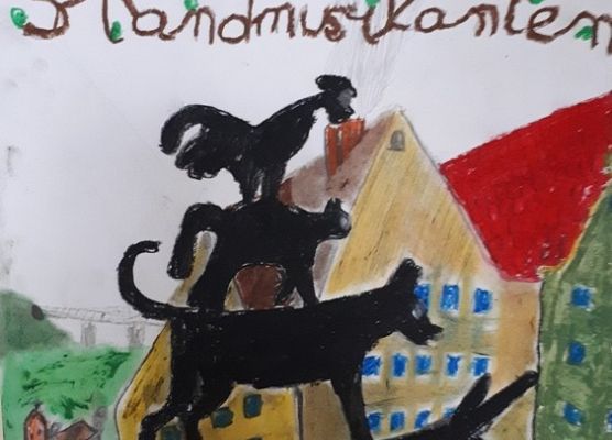 „DIE BREMER STADTMUSIKANTEN” grafika