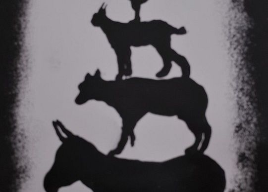 „DIE BREMER STADTMUSIKANTEN” grafika