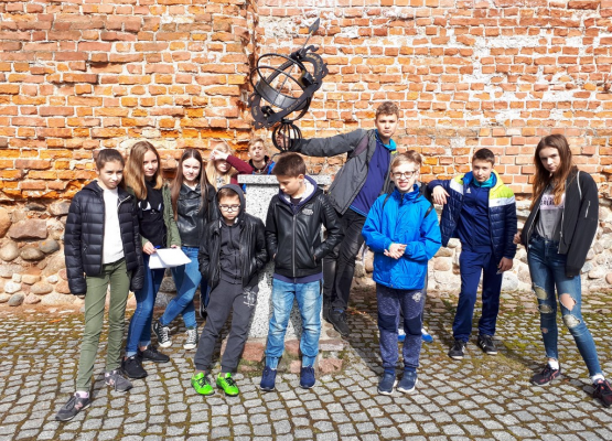 „Śladami średniowiecza w Lęborku” grafika