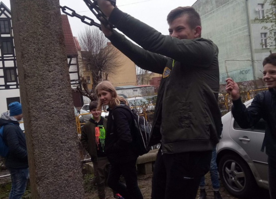 „Śladami średniowiecza w Lęborku” grafika