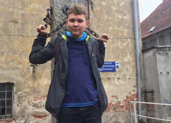 „Śladami średniowiecza w Lęborku” grafika