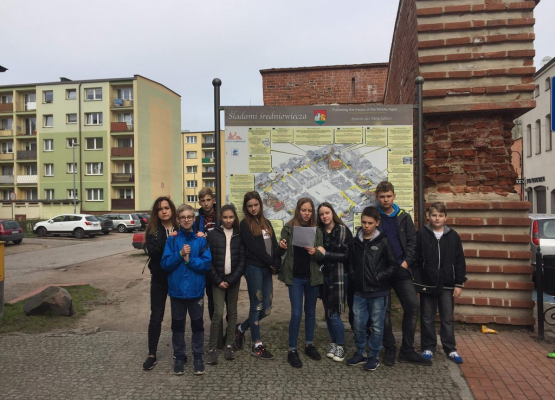 „Śladami średniowiecza w Lęborku” grafika