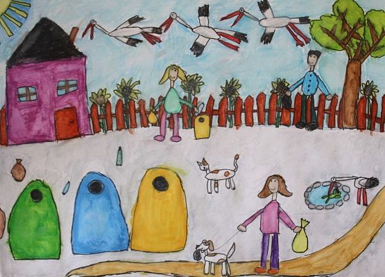 Pierwszoklasiści nagrodzeni w konkursie grafika