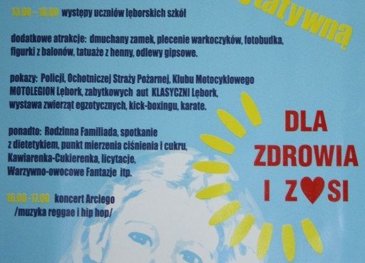 "Dla zdrowia Zosi" - piknik rodzinny grafika