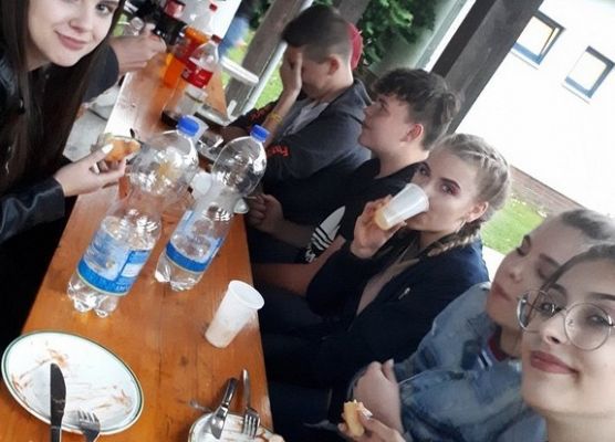 Polsko-niemiecka wymiana w Stralsundzie grafika