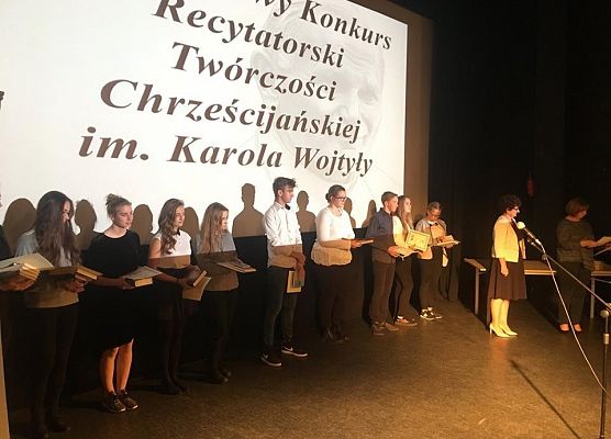 Konkurs recytatorski poezji chrześcijańskiej we Fregacie grafika