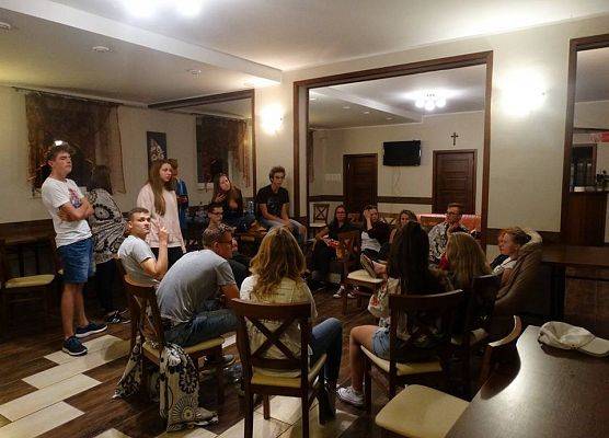 Obóz naukowy w Wielu grafika