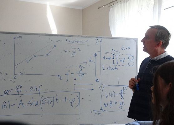 Obóz naukowy w Wielu grafika