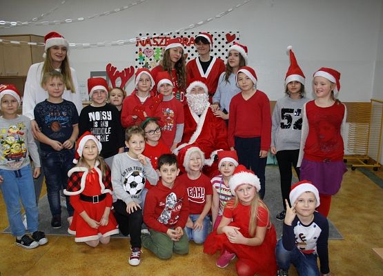 Wizyta św. Mikołaja grafika