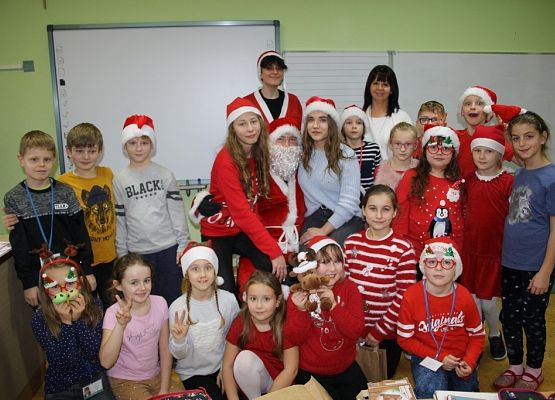 Wizyta św. Mikołaja grafika