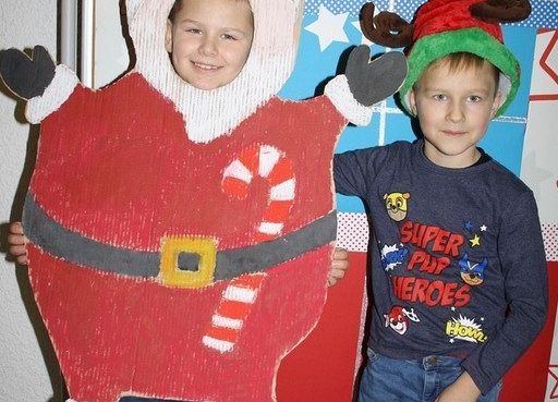 Wizyta św. Mikołaja grafika