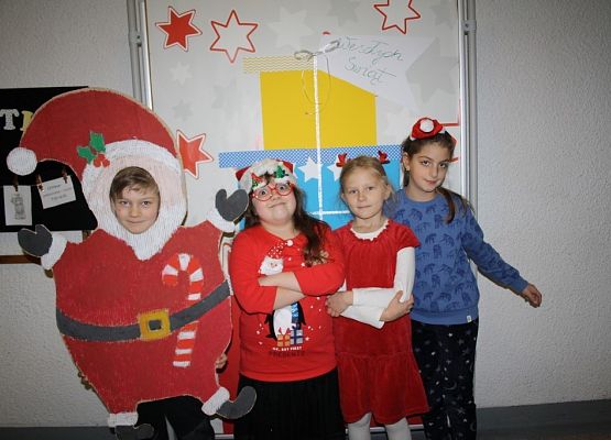 Wizyta św. Mikołaja grafika