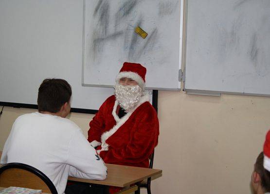 Wizyta św. Mikołaja grafika