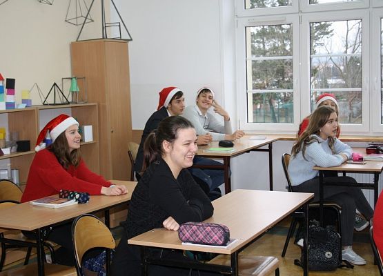 Wizyta św. Mikołaja grafika