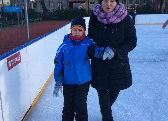 Pierwszaki na lodowisku grafika