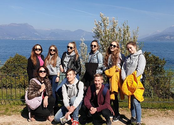 Projekt Erasmus+ spotkanie we Włoszech grafika