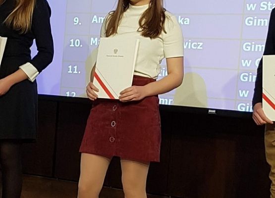 Uroczystość wręczenia zaświadczeń Laureatom  Konkursów Przedmiotowych w roku szkolnym 2018/2019 grafika