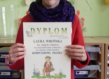 "Komputerowa pisanka" grafika