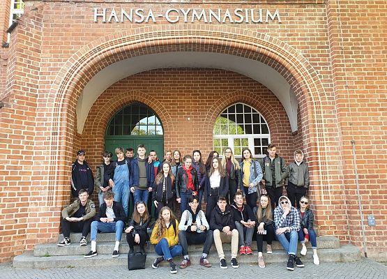 Polsko- niemiecka wymiana w Stralsundzie grafika