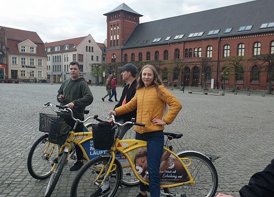 Polsko- niemiecka wymiana w Stralsundzie grafika