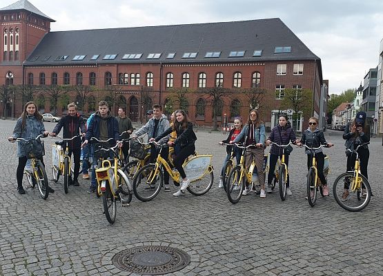 Polsko- niemiecka wymiana w Stralsundzie grafika