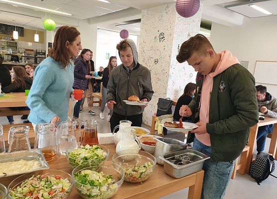 Polsko- niemiecka wymiana w Stralsundzie grafika