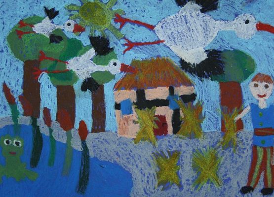 Laureatki konkursu o Kaszubach grafika