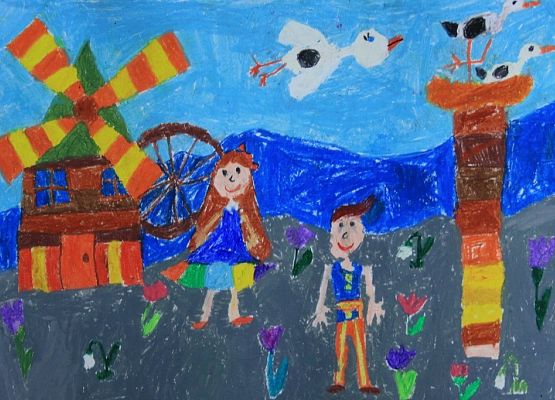 Laureatki konkursu o Kaszubach grafika