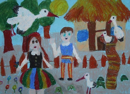 Laureatki konkursu o Kaszubach grafika