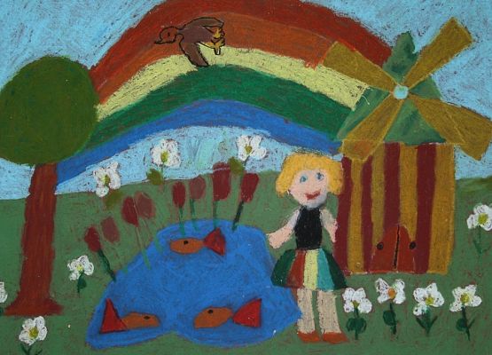 Laureatki konkursu o Kaszubach grafika